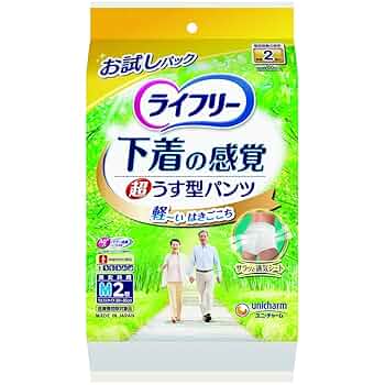 ライフリー 超うすパンツ 【男女兼用】 Mサイズ 34枚 24枚 各2個セット Amazon | 【まとめ買い】ライフリー 下着の感覚 超うす型パンツ